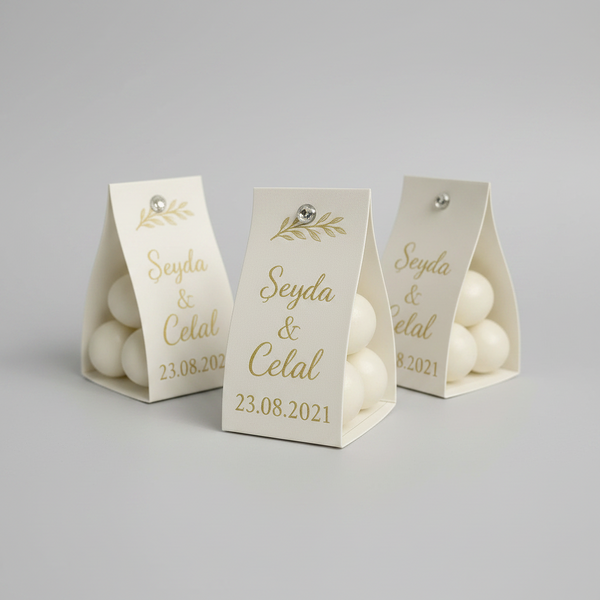 Bougie invité mariage personnalisée — cadeau élégant | CréaBySana