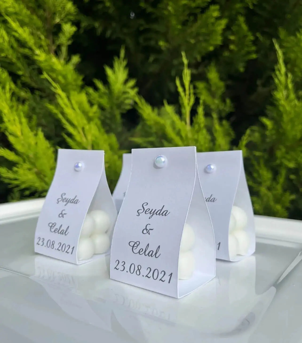 🕯️ Bougie Invité Mariage Personnalisée – Cadeau d’invité élégant CréaBySana