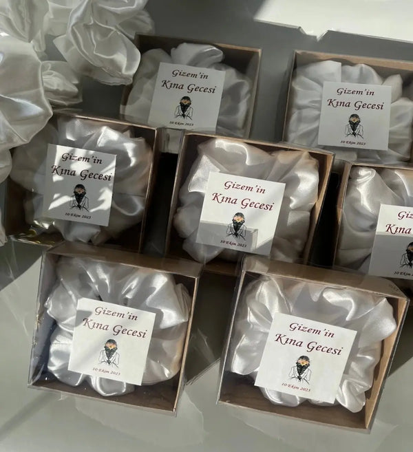 Chouchou cheveux femme satin — accessoire mode cadeau | Créa By Sana