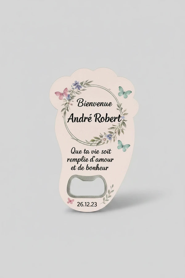Décapsuleur personnalisé cadeau invité mariage — pratique | CréaBySana
