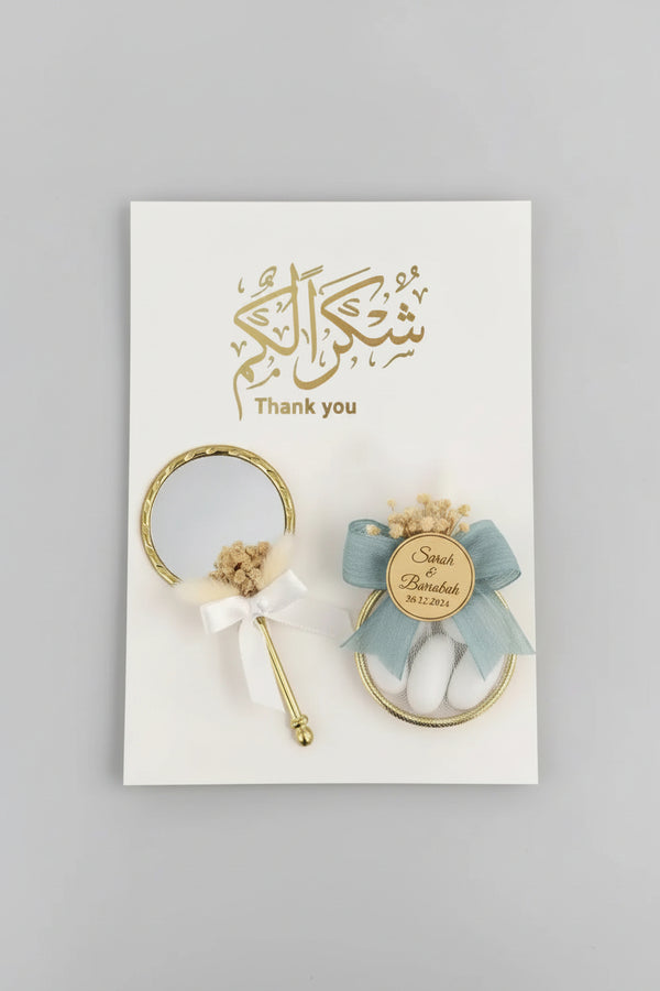 Dragées personnalisées mariage — mini miroir souvenir invité | CréaBySana