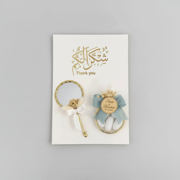 Dragées mariage personnalisées – cadeau invité avec contenant personnalisé | CréaBySana