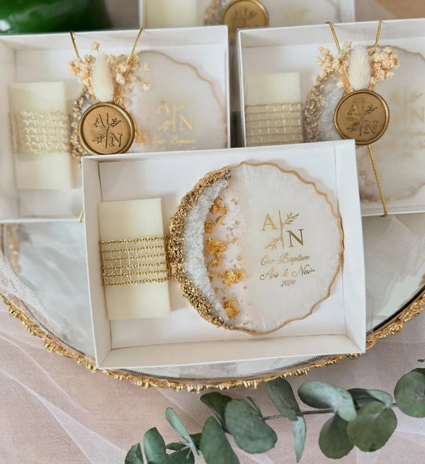 Magnet personnalisé mariage — souvenir invité chic | CréaBySana