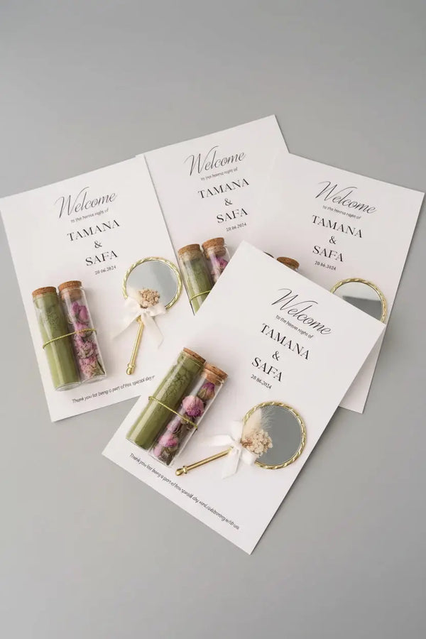 Mini miroir personnalisé mariage — souvenir invité élégant | CréaBySana
