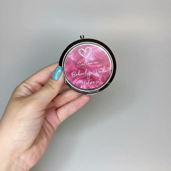Miroir personnalisé mariage — souvenir chic invité unique | Créa By Sana