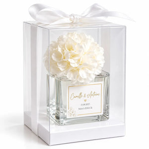 Parfum d'Ambiance Personnalisé – Cadeau Invité bougie personnalisé CréaBySana