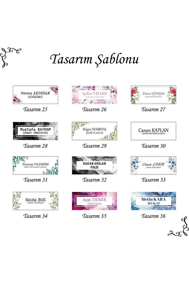 Plaque Acrylique Personnalisée – Plaque Nominative Bureau – Design Élégant et Transparent Gravé sur Mesure CréaBySana