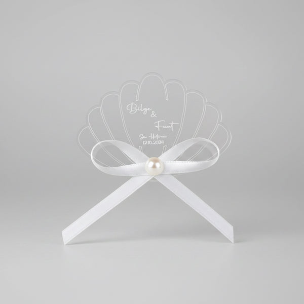 Magnet plexiglass personnalisé — souvenir élégant mariage | CréaBySana