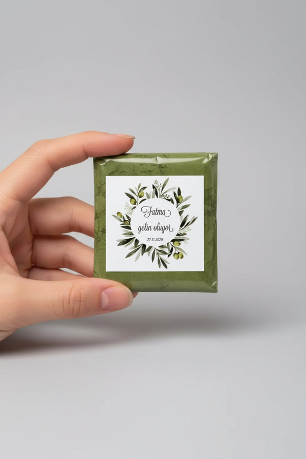Sachet henné personnalisé — lot 50 pièces mariage oriental | CréaBySana