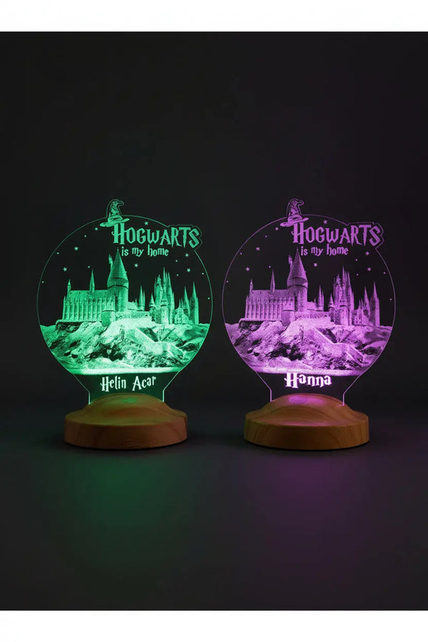 Veilleuse château magique personnalisée — lumière enchantée | CréaBySana