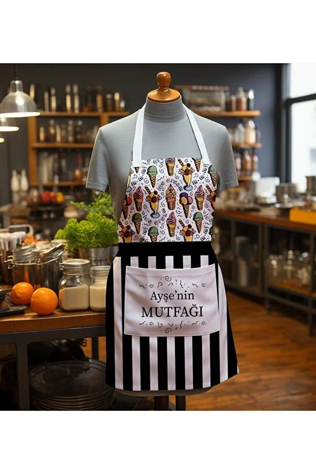 Tablier de Cuisine Personnalisé – Avec Prénom ou Message | CréaBySana CréaBySana