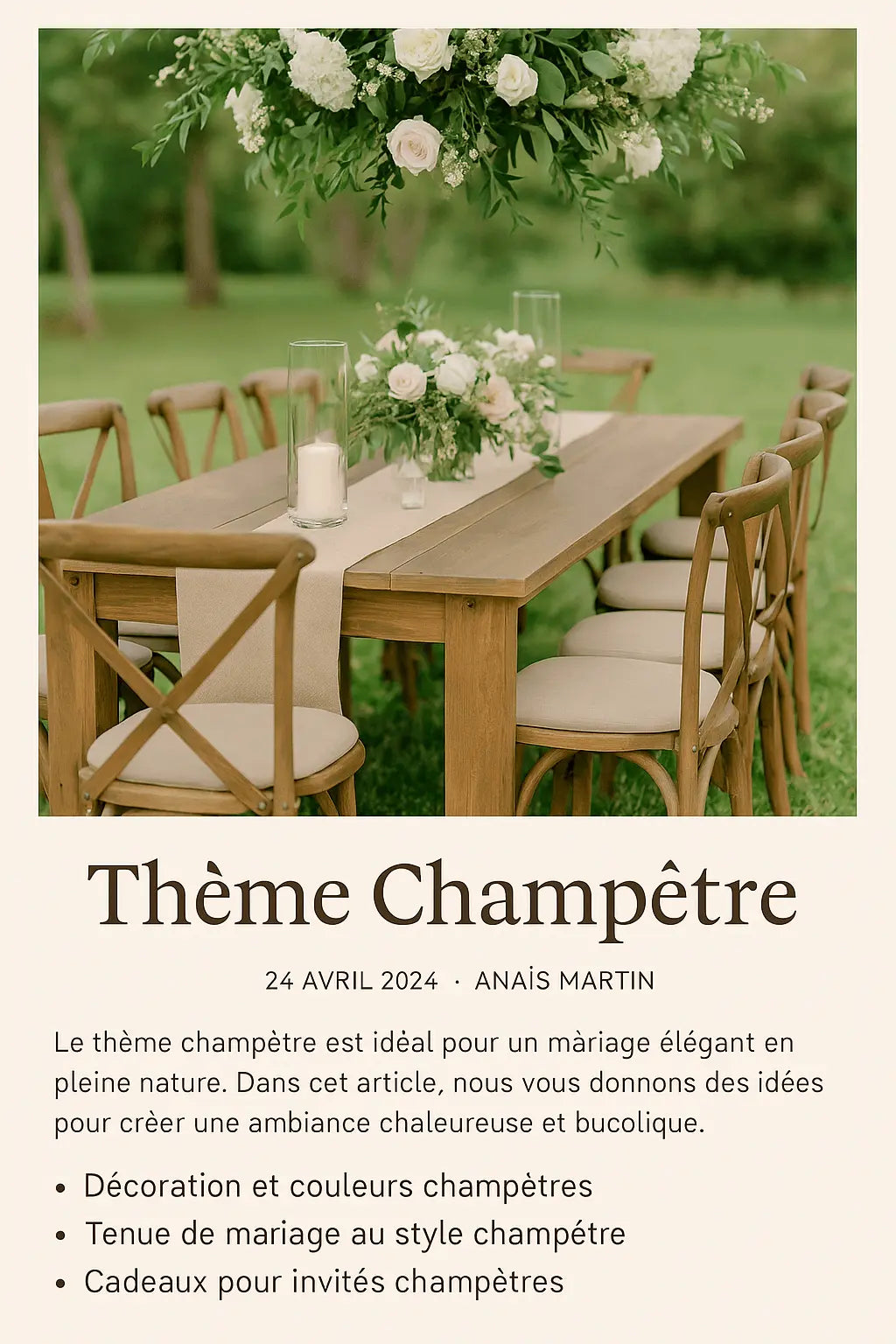 Thème-champêtre-idées-et-inspirations-pour-un-mariage-authentique-et-naturel CréaBySana