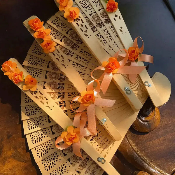 Éventail Personnalisé – Cadeau Élégant & Accessoire Chic pour Mariage, Event & Décoration
