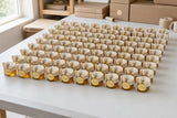 Lot de mini pots de miel personnalisés pour mariage
