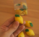 Mini bougies citron lot 4 — cadeau original luxe artisanal | CréaBySana