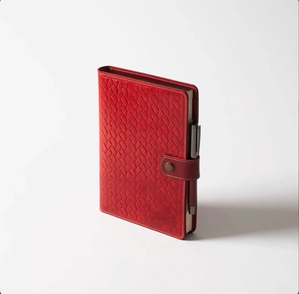 Carnet cuir entreprise personnalisé — bloc-note gravé | CréaBySana