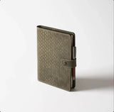 Carnet cuir logo gravé entreprise — cadeau client | CréaBySana