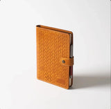 Carnet entreprise cuir personnalisé gravure — premium | CréaBySana