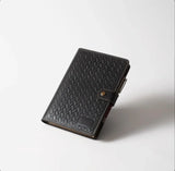 Bloc-note cuir entreprise gravé — cadeau collaborateur | CréaBySana