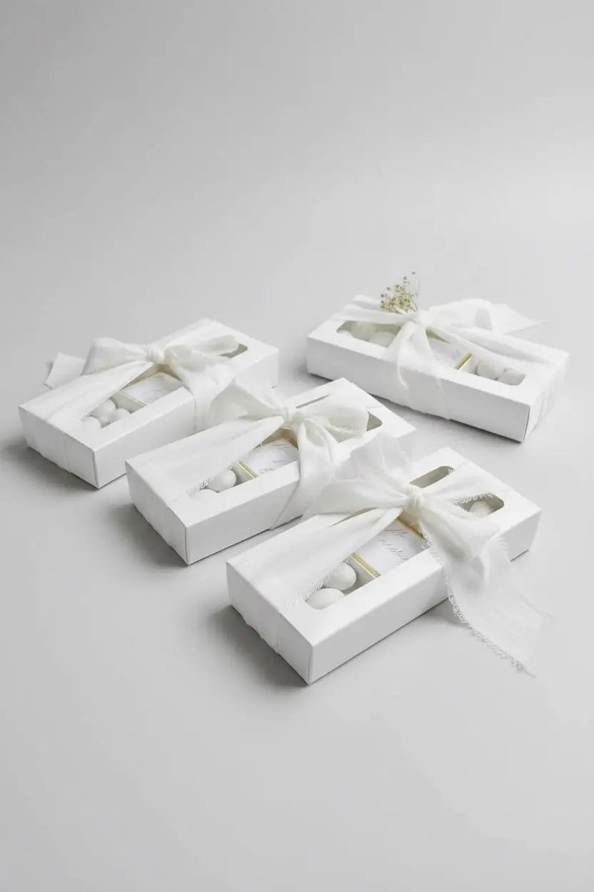 Boîte dragées mariage luxe personnalisée — finition élégante | CréaBySana