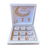 Boîte chocolats Eid personnalisée — cadeau islamique raffiné | CréaBySana