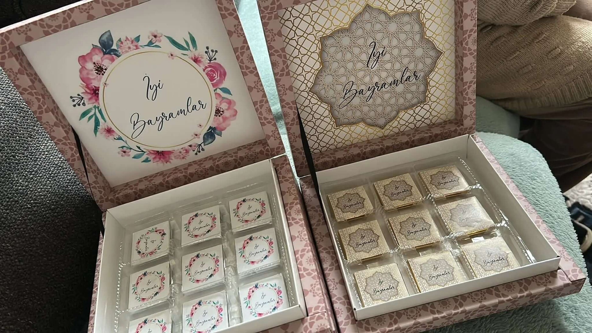 Boite de chocolat personnalisé Eid - CréaBySana