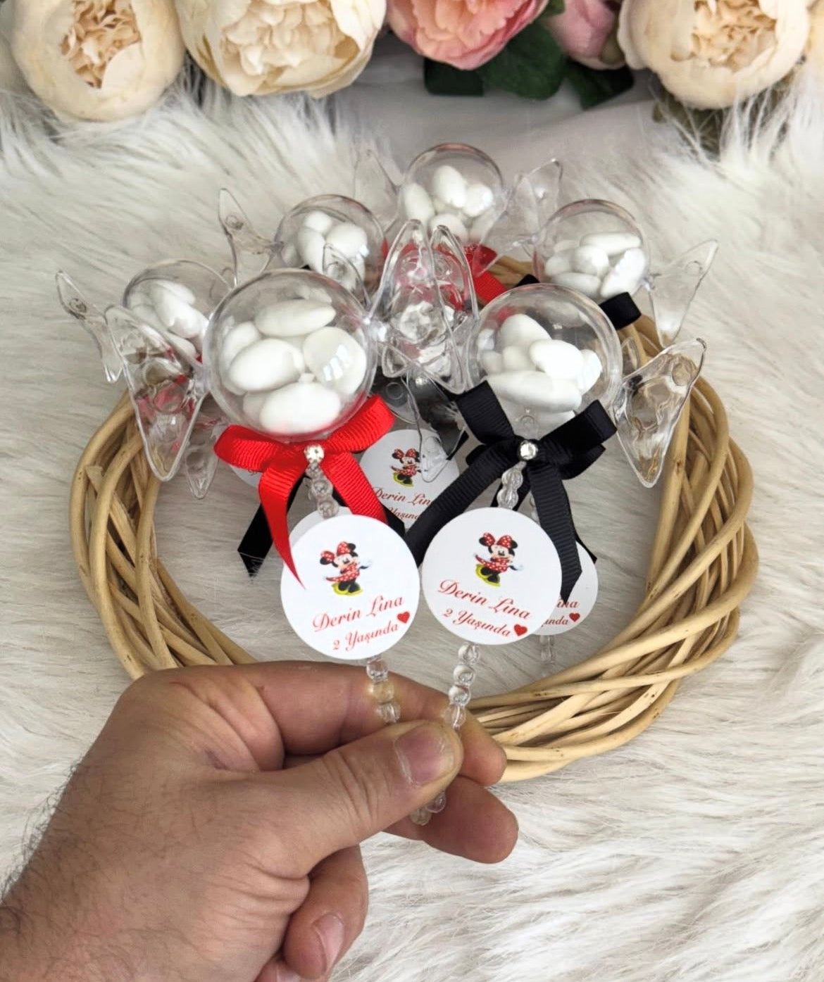 Bonbonnière Baptême Personnalisée – Cadeau Invité Original avec Dragées CréaBySana