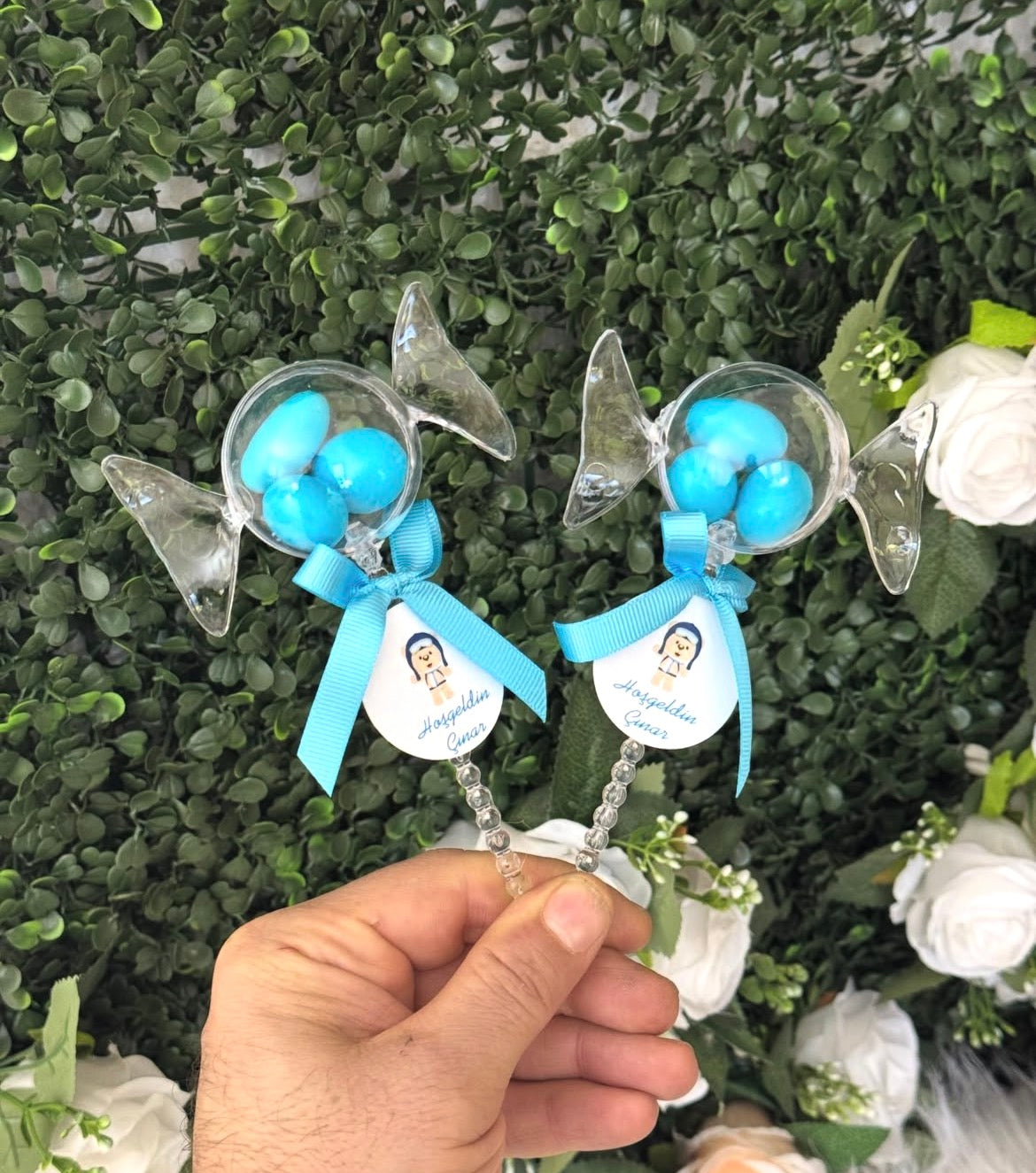 Bonbonnière Baptême Personnalisée – Cadeau Invité Original avec Dragées CréaBySana