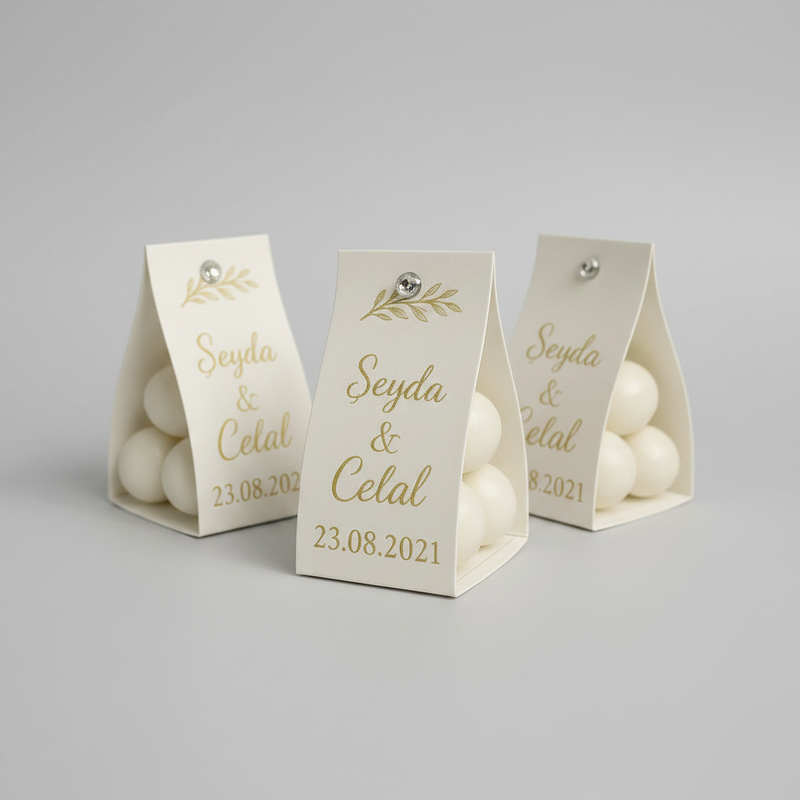 Bougie invité mariage personnalisée — cadeau élégant | CréaBySana