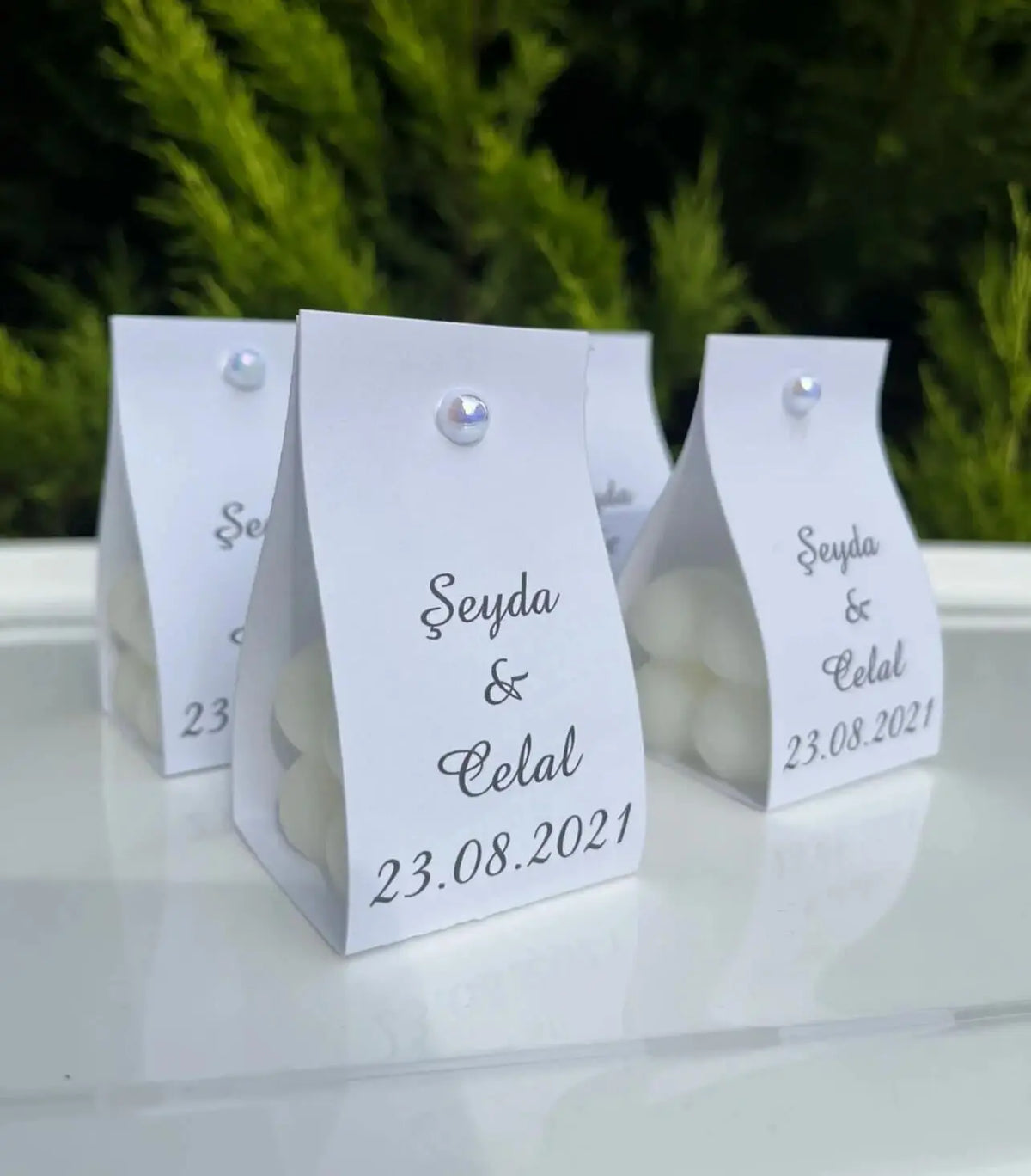 🕯️ Bougie Invité Mariage Personnalisée – Cadeau d’invité élégant CréaBySana