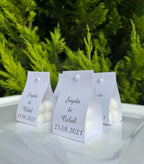 Bougie Invité Mariage Personnalisée – Cadeau d’invité élégant CréaBySana