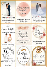 Bougie mariage invité élégante — cadeau personnalisé | Créa By Sana