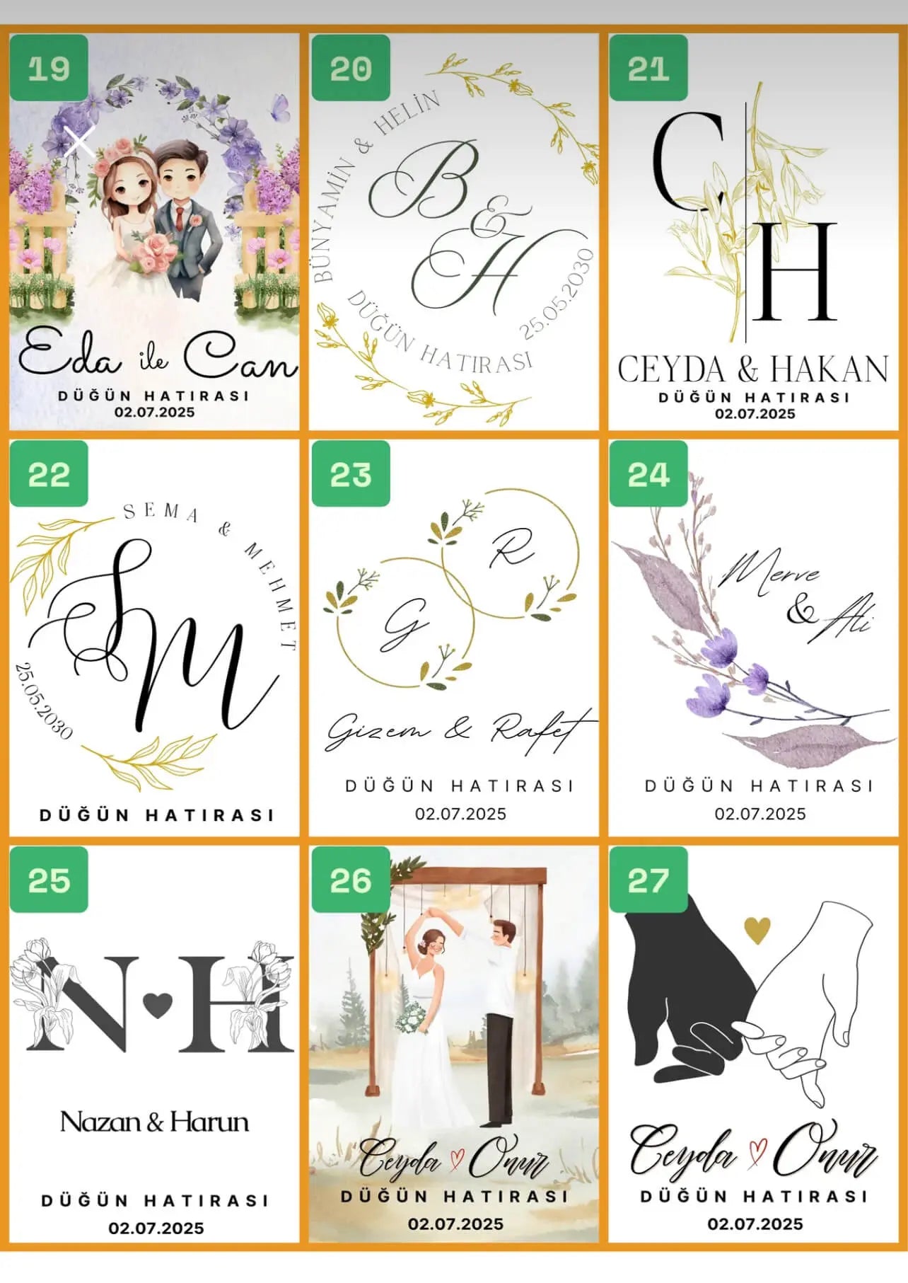 Bougie Invité Mariage Personnalisée – Cadeau d’invité élégant CréaBySana
