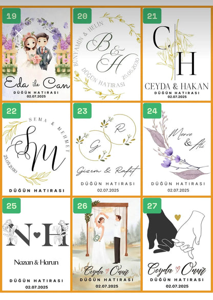 🕯️ Bougie Invité Mariage Personnalisée – Cadeau d’invité élégant CréaBySana