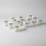 Bougie bubble and candle personnalisée — duo cadeau invité mariage | CréaBySana