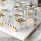 Bougie bubble candle personnalisée — souvenir invité élégant | CréaBySana
