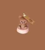Bougie nounours personnalisée naissance — souvenir unique | CréaBySana