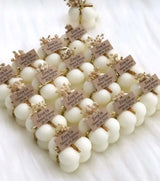 Bougies mariage personnalisées lot 100 pièces — cire de soja | CréaBySana