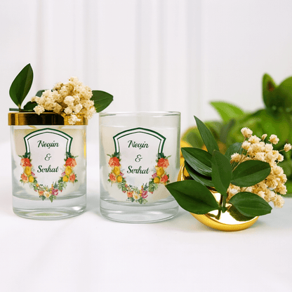 Bougie personnalisée publicitaire – Idée originale pour événements et mariages CréaBySana
