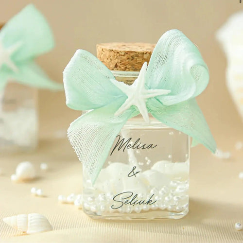 Bougie personnalisée publicitaire — cadeau invité mariage | CréaBySana