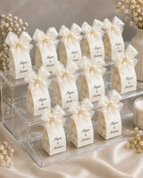 Bougie mariage invité personnalisée — cire soja artisanale | CréaBySana