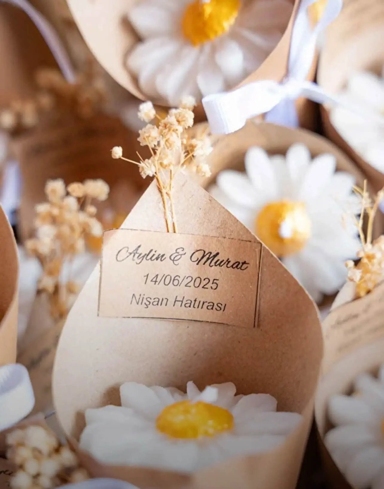 Bougies fleurs décoratives – Cadeaux invités mariage, baptême ou anniversaire CréaBySana