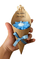 Bougie fleurs mariage — décoration souvenir invité original | Créa By Sana