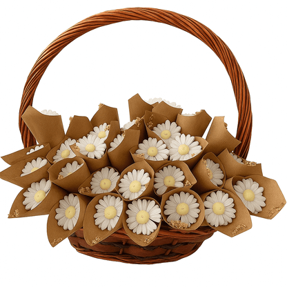 Bougies fleurs décoratives – Cadeaux invités mariage, baptême ou anniversaire CréaBySana