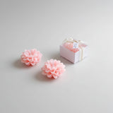 Bougie lotus rose personnalisée pour cadeau invité mariage | CréaBySana