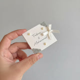 Carrés chocolat gourmands personnalisés — lot mariage | CréaBySana