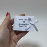 Carré de chocolat mariage personnalisé — souvenir gourmand | CréaBySana