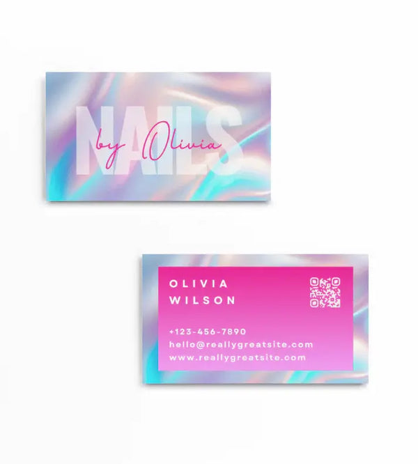 Carte commerciale design moderne luxe — personnalisée artiste | CréaBySana