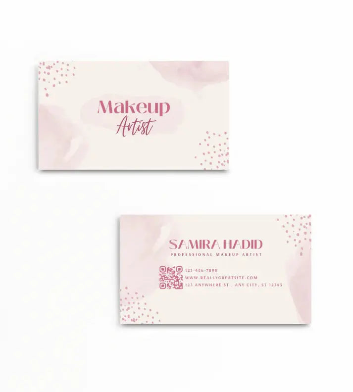 Carte commerciale marque de luxe personnalisée — design | Créa By Sana