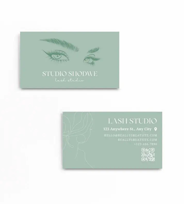 Carte commerciale personnalisée luxe — artiste entreprise | Créa By Sana